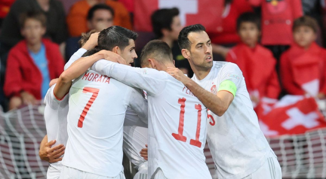 España gana a Suiza con un gol temprano de Sarabia