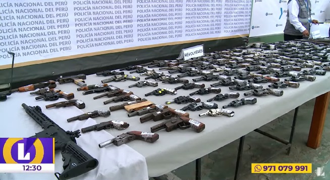 La Libertad: Policía Nacional recuperó más de 151 armas de fuego