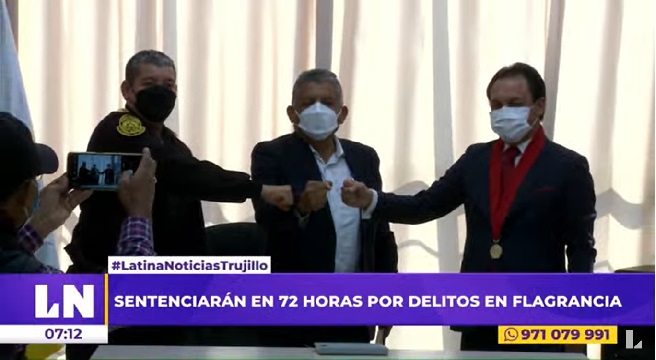 El Porvenir: sentenciarán a delincuentes en 72 horas por delitos en flagrancia