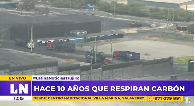 Trujillo: piden reubicación de carboneras por contaminación y problemas de salud