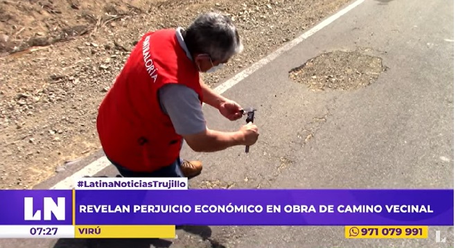 Virú: advierten perjuicio económico de más de S/ 1 millón por obra mal hecha