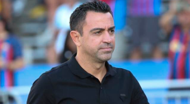 Xavi, entrenador del Barcelona, está “muy contento” con un renacido Dembélé