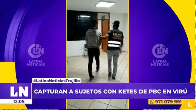 Virú: tres detenidos en diversas operaciones policiales contra el tráfico de drogas