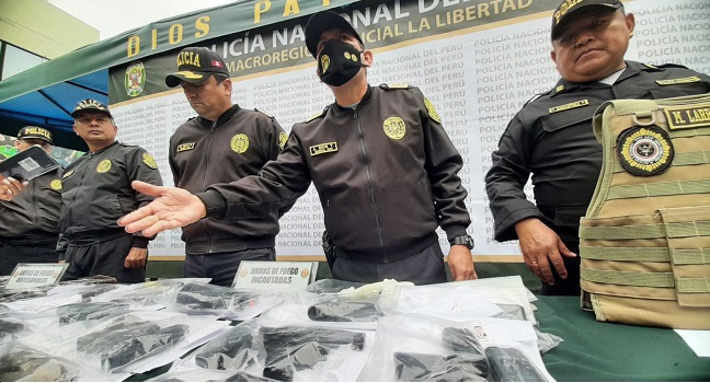 La Libertad: Policía Nacional desarticuló 187 bandas criminales en agosto