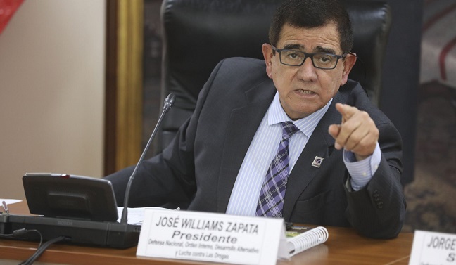 José Williams Zapata asume la presidencia del Congreso en reemplazo de Lady Camones