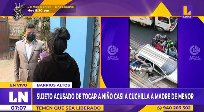 Barrios Altos: sujeto es acusado de tocamientos indebidos a menor y ataca a la madre