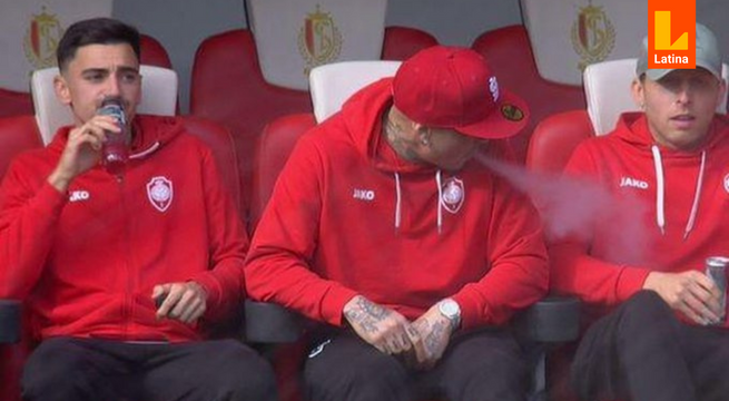 Radja Nainggolan suspedido por fumar en el banco de suplentes