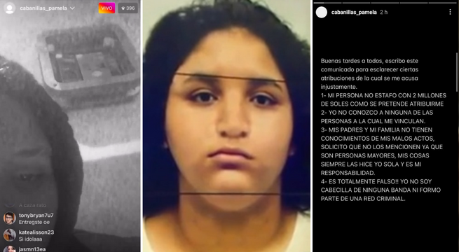 Pamela Cabanillas afirma que se entregará a las autoridades en Europa