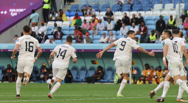 Camerún vs Serbia: Partidazo, cameruneses y serbios empataron [3-3]