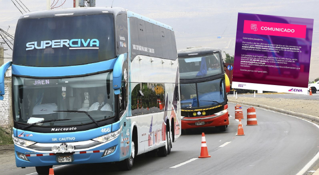 Empresas de transporte interprovincial suspenden sus servicios tras bloqueos de carreteras
