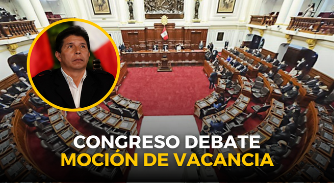 Congreso debate pedido de moción de vacancia