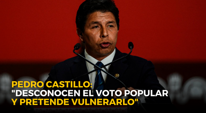 Pedro Castillo: “La OEA ha ratificado que mi gobierno viene recibiendo ataques”