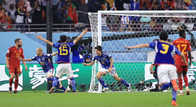 Qatar 2022: Japón derrotó a España por el Grupo E