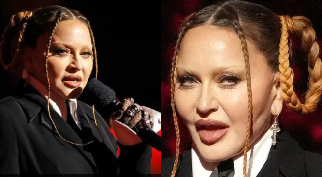 Madonna sorprende en los Grammy 2023 por su  nueva apariencia