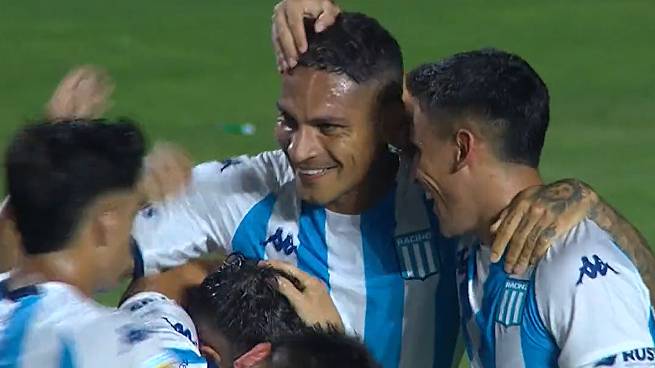 Paolo Guerrero marcó en el triunfo 3-1 de Racing sobre Unión por el torneo argentino [Video]