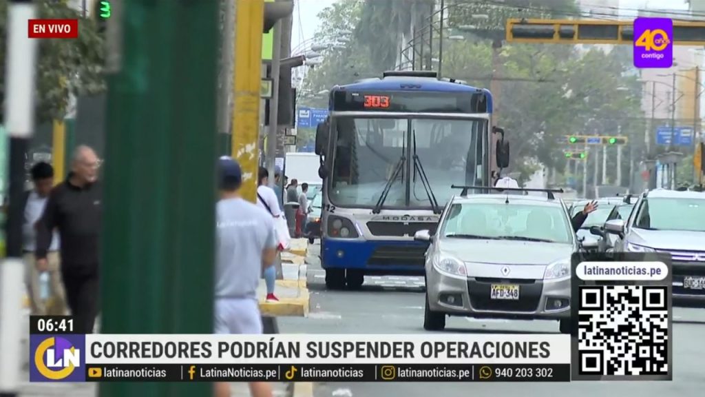 “La suspensión de todos los corredores complementarios está en mesa”