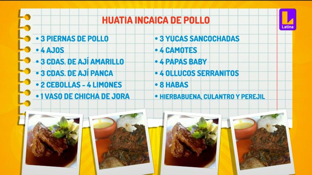 ¿Cómo preparar una “Huatia incaica de pollo”? Don Pedrito te lo enseña