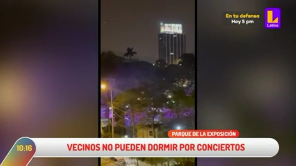 “Tengo que tomar pastillas para dormir”: vecinos de Cercado de Lima hartos de tantos conciertos en Parque de La Exposición