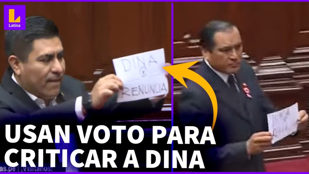 “Dina, renuncia”: congresistas Flavio Cruz y Alex Flores votaron viciado