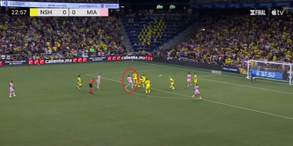 Quiere el título: golazo de Messi en la final Inter de Miami vs. Nashville | VIDEO