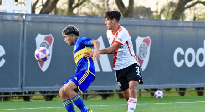Cómo salió Boca vs. River hoy por el clásico de reserva en Argentina