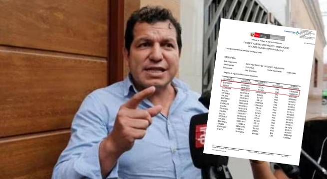 Alejandro Sánchez llegó hasta EE.UU. sin reportar su paso por ningún país previo