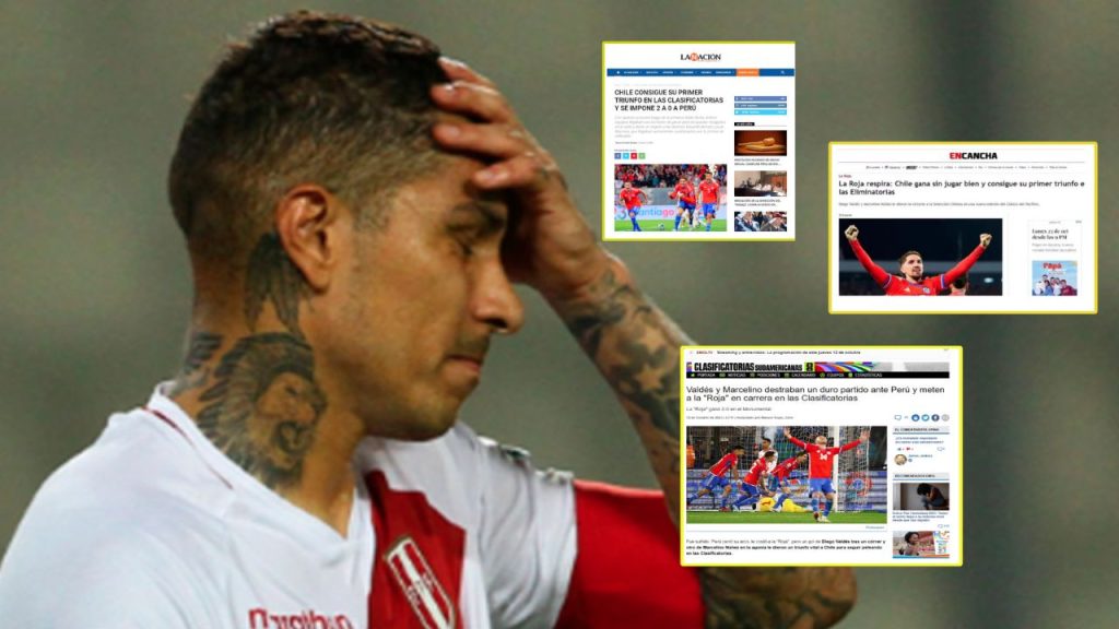 Esto informó la prensa chilena tras la derrota de Perú ante Chile por Eliminatorias 2026