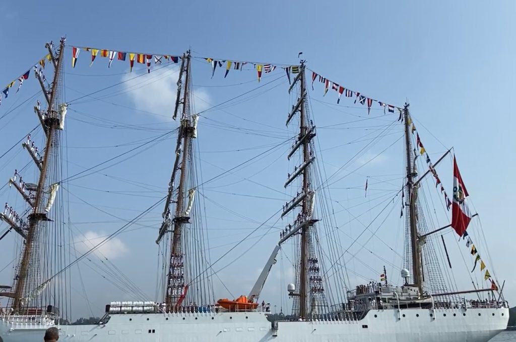 BAP Unión arribó a Singapur como parte de su recorrido por el mundo