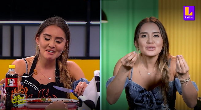 Ximena Hoyos “robó” langostinos para los jurados, pero los puso en su propio plato en El Gran Chef Famosos