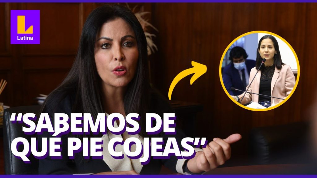 Patricia Chirinos a Sigrid Bazán: “Sabemos de qué pie cojeas”