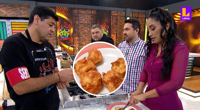 El Gran Chef Famosos: Nelly Rossinelli ríe con bolitas de papa de ‘Checho’ Ibarra y las compara con plato selvático