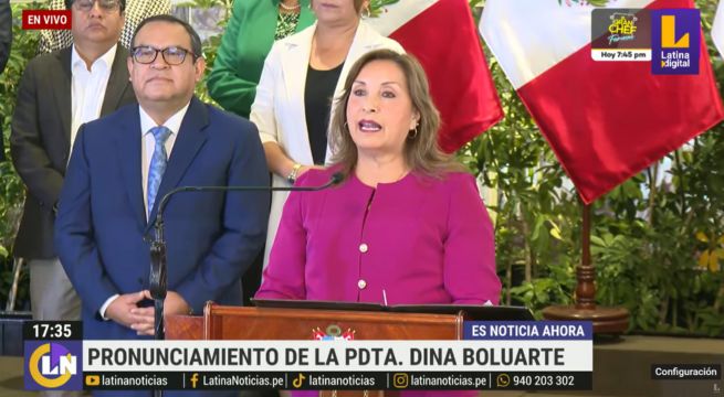 Dina Boluarte: ¿qué dijo en su mensaje a la nación, hoy?