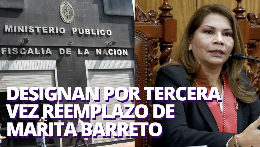 Patricia Benavides designa al fiscal Fredy Gutiérrez Crespo en reemplazo de Marita Barreto