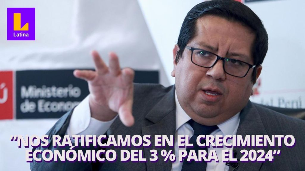 Alex Contreras: “Ratificamos el crecimiento económico del 3 % para el 2024”