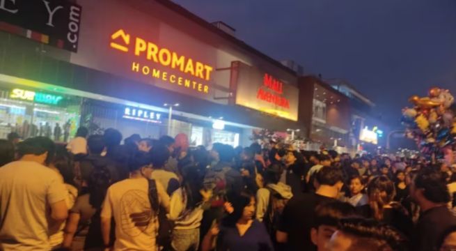 Caos en inauguración del Mall Aventura SJL