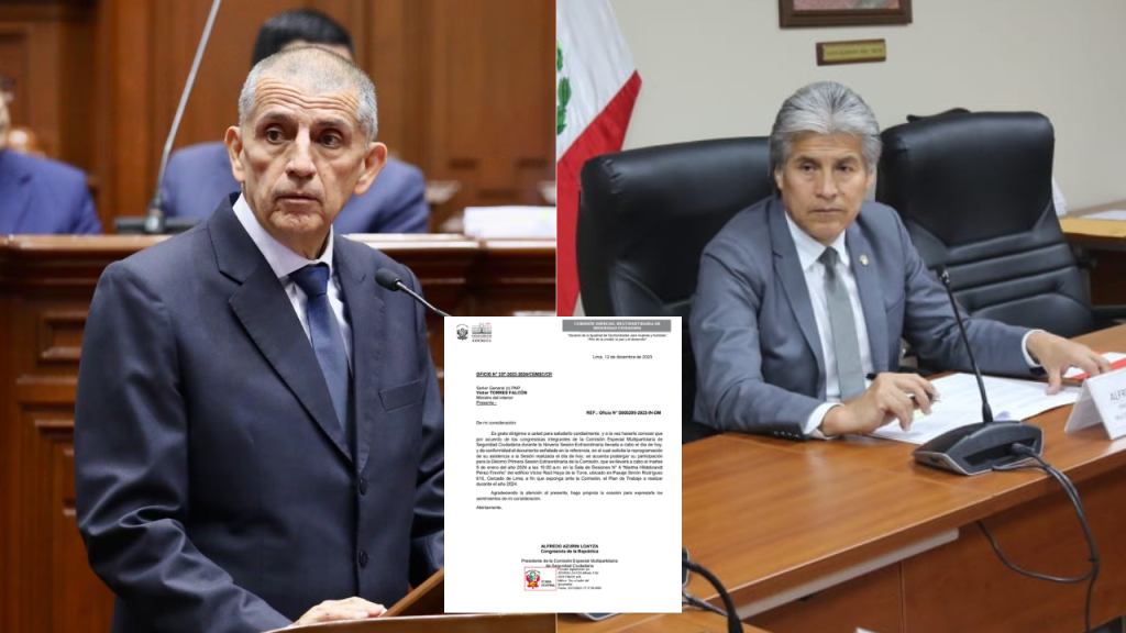 Citan por segunda vez al ministro del Interior al Congreso para que exponga su plan de trabajo