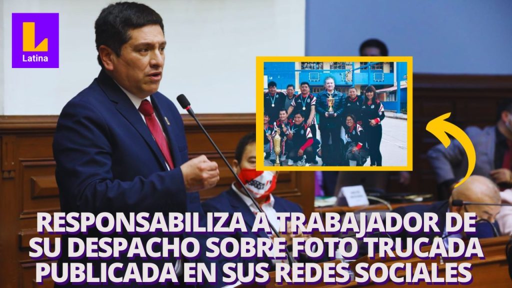 Luis Aragón sobre fotografía trucada: “Un trabajador de mi despacho publicó un ‘photoshop’”