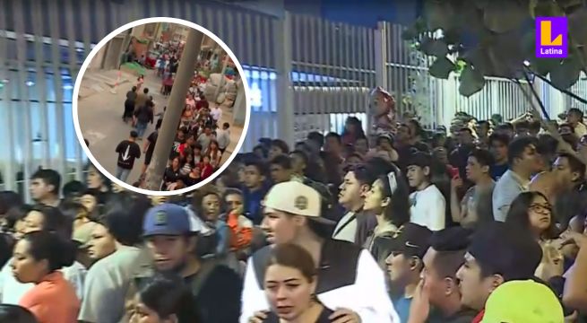 Caos en inauguración de centro comercial en San Juan de Lurigancho 
