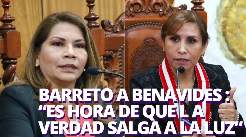 Marita Barreto a Patricia Benavides: “Es hora de que la verdad salga a la luz”