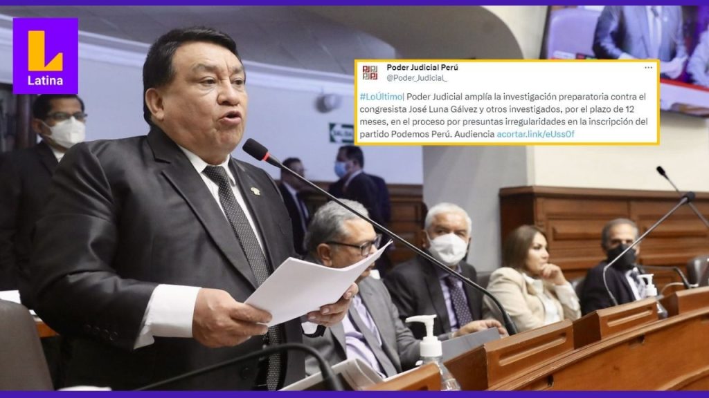 José Luna Gálvez: PJ amplía investigación en su contra por irregularidades en Podemos Perú