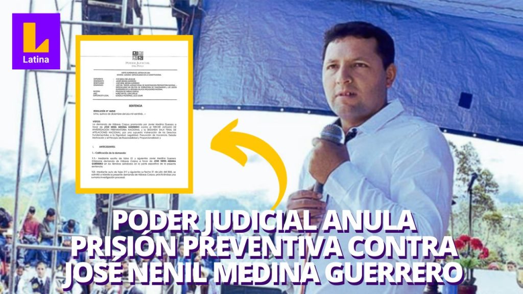Poder Judicial anula prisión preventiva contra José Nenil Medina, exalcalde de Anguía