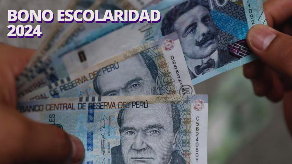 Bono Escolaridad 2024: ¿cuándo pagan los 400 soles?