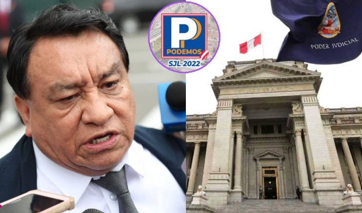 José Luna: PJ evaluará pedido para incorporar a Podemos Perú en proceso penal el 12 de enero 