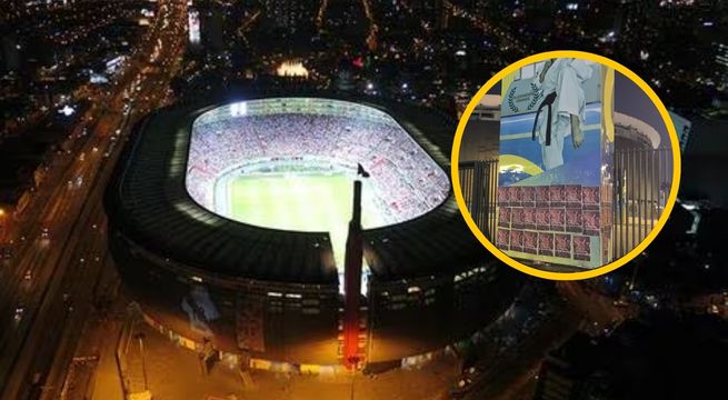 Hinchas de Universitario pegan afiches con peculiar frase en alrededores del Nacional