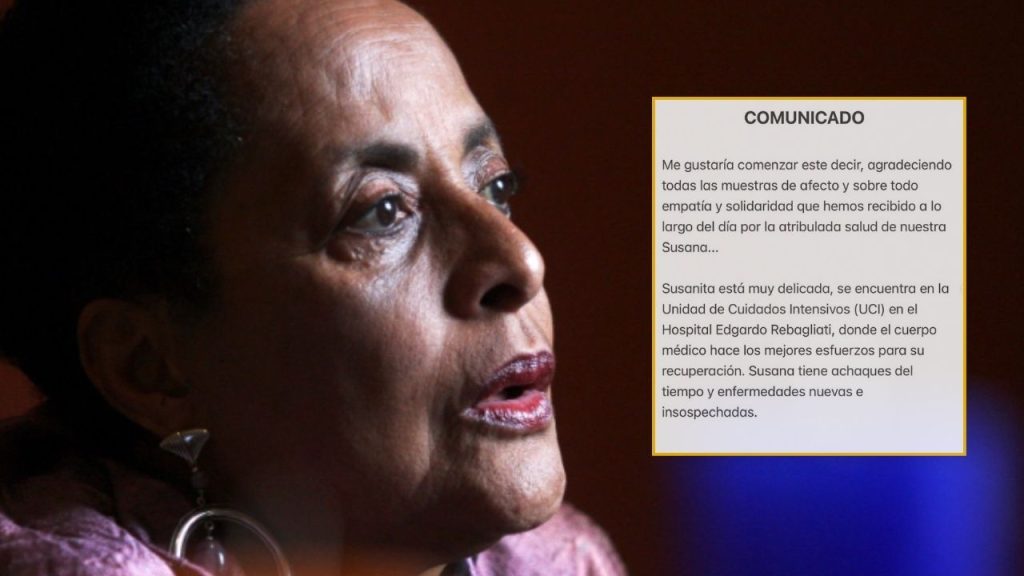 Esposo de Susana Baca emite comunicado y brinda detalles sobre salud de cantante