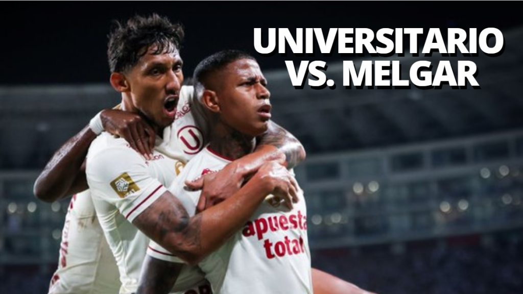Dónde ver Universitario vs. Melgar HOY por el Torneo Apertura