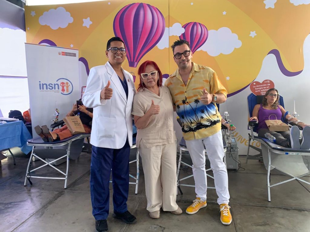 Arriba Mi Gente: Latina Televisión impulsa la campaña “Regalemos sonrisas, esperanza y vida” con donación de sangre en vivo
