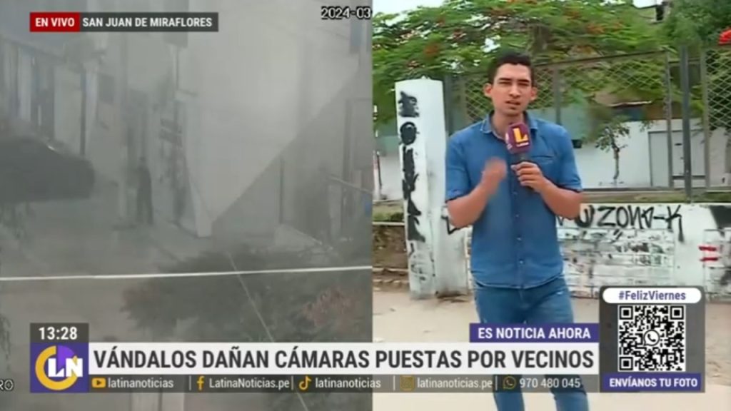 SJM: vándalos destruyen cámaras de seguridad instaladas por vecinos | Video 