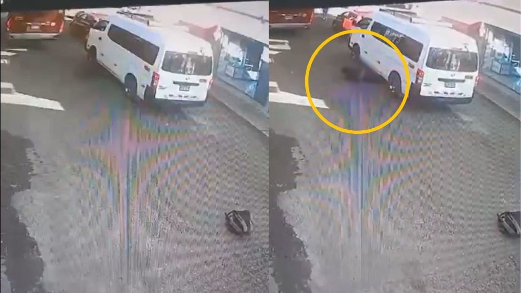 Escolar termina en UCI tras caer de bus de transporte público en movimiento