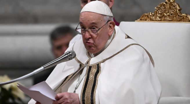 Papa Francisco ofreció tradicional misa por Nochebuena y dio la bienvenida al ‘Año Santo’